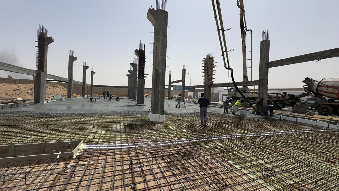 مشروع مبنى الصيانة المنطقة العسكرية