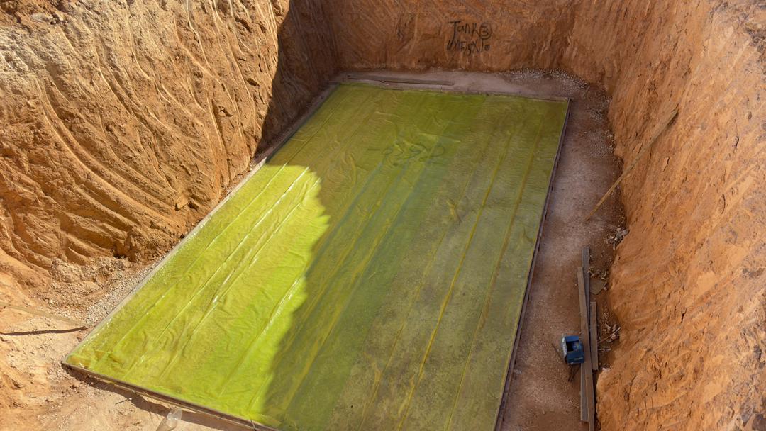 مشروع خزانات مياة و صرف صحي