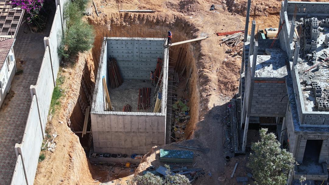 مشروع خزانات مياة و صرف صحي