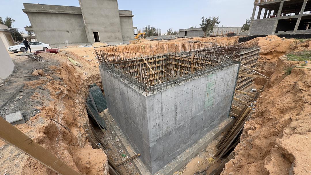 مشروع خزانات مياة و صرف صحي